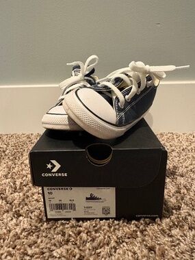 Converse All Stars Chuck Taylors Navy Blue Little Kid Size 10